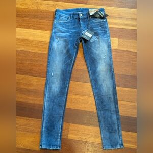 Diesel Slandy Skinny Jeans in Washed Blue
